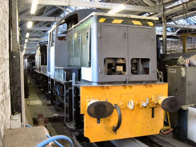 Job done! D9531 at rest in No6 road of Baron Street works